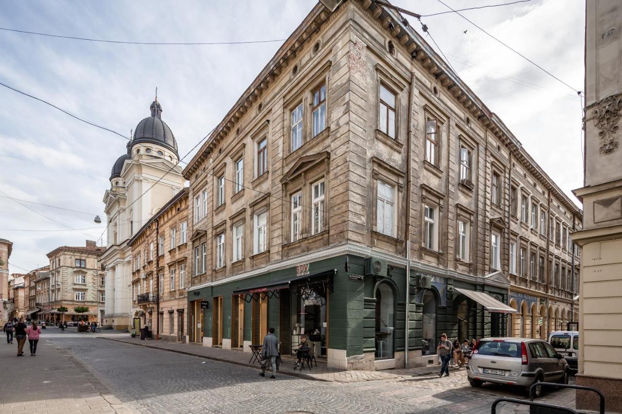 Apartment On Yana Zhizhky 리비프 외부 사진